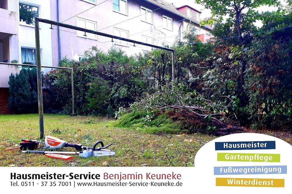 Hausmeister Notdienst, für Sturmschäden ,abgeknickte Äste, in Hannover